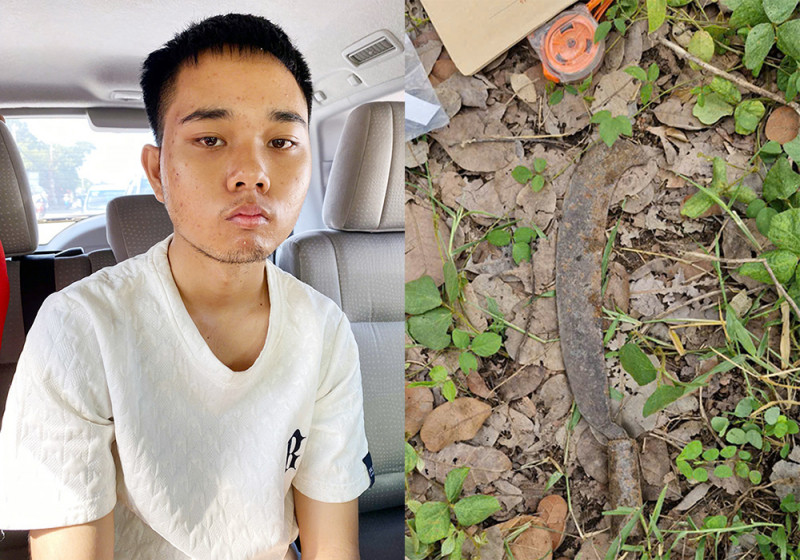 Sau đó, L. tò mò quay lại xem thì càng đến gần khu vực bị đào xới nham nhở, L. ngửi thấy mùi hôi thối nồng nặc. Bất ngờ, cậu bé trông thấy vật lạ dưới chân, giống như xương sọ. Ngay cạnh đó là một cánh tay và chân người lộ ra dưới lớp đất mỏng. L. hoảng hốt chạy về nhà gọi người lớn. Sau đó vụ án mạng đã bị phát giác. 