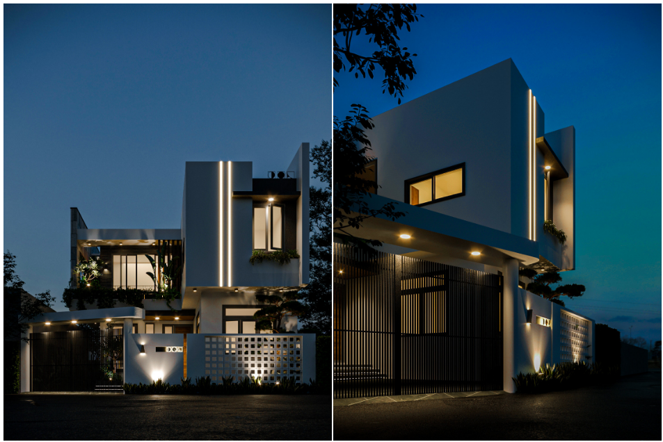 Tổng diện tích xây dựng hai sàn 180m2 có 4 phòng ngủ, phòng khách, bếp và phòng thờ. Ngôi nhà là món quà mà người con trai xây tặng mẹ mình sau quãng thời gian nỗ lực cố gắng nơi xứ người.