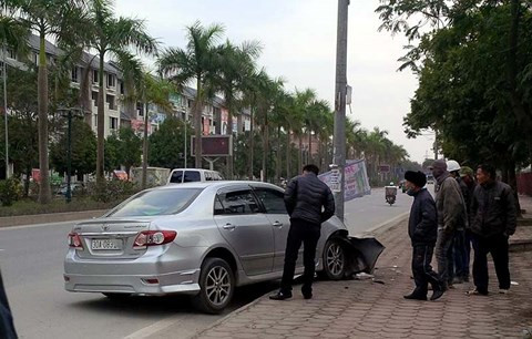 Khu vực xảy ra tai nạn.