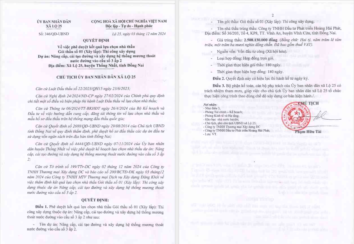 Đồng Nai: Có gì đặc biệt trong các gói thầu của Hoàng Hải Phát? - Hình 2 Dong Nai: Co gi dac biet trong cac goi thau cua Hoang Hai Phat?-Hinh-2