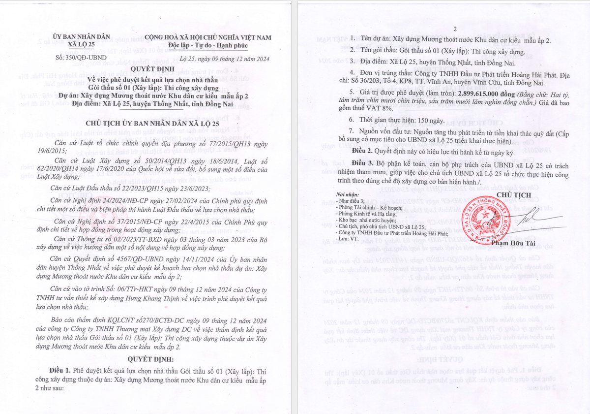 Đồng Nai: Có gì đặc biệt trong các gói thầu của Hoàng Hải Phát? Dong Nai: Co gi dac biet trong cac goi thau cua Hoang Hai Phat?