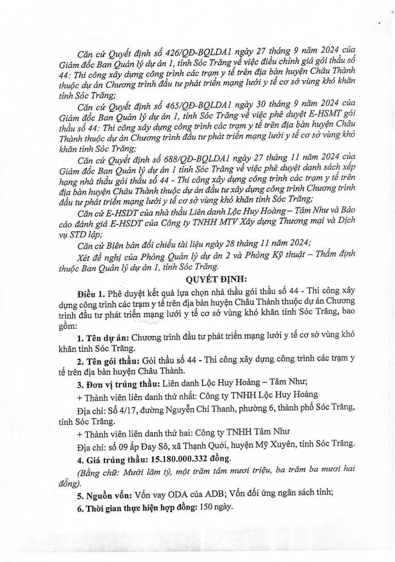 Soc Trang: Ai se thi cong xay dung cac tram y te huyen Chau Thanh?-Hinh-2