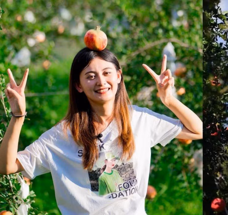 Tiep vien hang khong xinh dep bo pho ve que ban nong san-Hinh-3