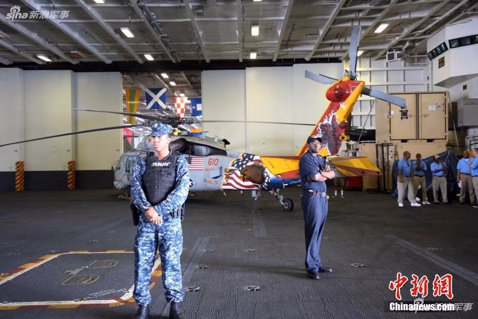 Được biết, kể từ trung tuần tháng 9 vừa qua, tàu sân bay USS Ronald Reagan đã rời khu vực biển Nhật Bản để di chuyển xuống khu vực biển Đông Nam Á. Nguồn ảnh: Chinanews.