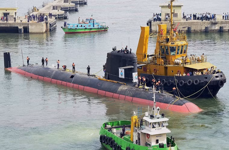 Hiện tại Hải quân Ấn Độ cũng đang có kế hoạch đóng mới 6 tàu ngầm lớp Kalvari và hai trong số đó đã được hạ thủy. Tuy nhiên họ lại chưa thực sự hài lòng với Kalvari và muốn cải tiến nó với đề án 75I. Nguồn ảnh: pictureicon.com.