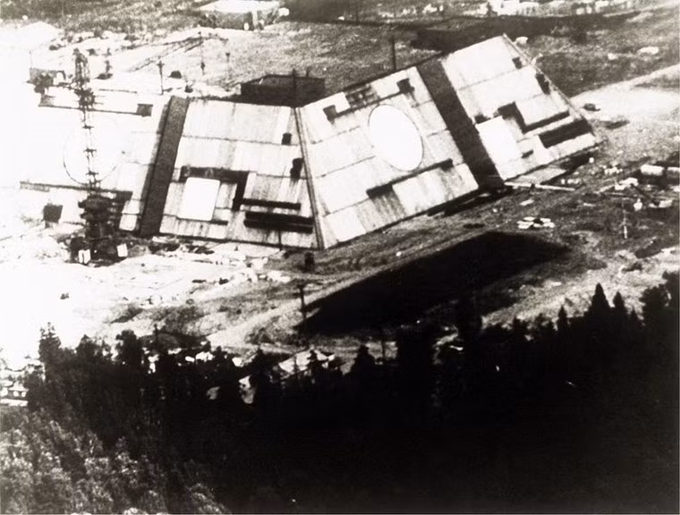 Hình ảnh trạm radar Don-2N được máy bay do thám không người lái Mỹ ghi lại thời chiến tranh Lạnh. Có thể thấy ngay từ khi chưa được đưa vào sử dụng, Don-2N và các trận địa tên lửa A-135 đã khiến người Mỹ phải lo lắng. Nguồn ảnh: Army.