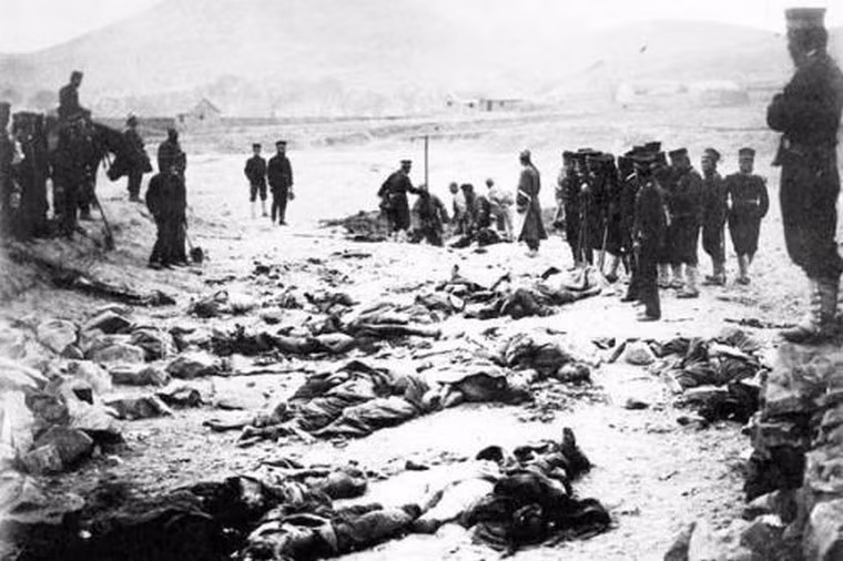 Ngoài ra, phía nhà Thanh còn phải bồi thường cho Nhật 200 triệu lượng bạc chiến phí. Sau đó, dưới áp lực của các nước phương Tây, Nhật cũng chịu từ bỏ bán đảo Liêu Đông đổi lấy thêm 30 triệu lượng bạc nữa từ phía Trung Quốc. Nguồn ảnh: Baidu.