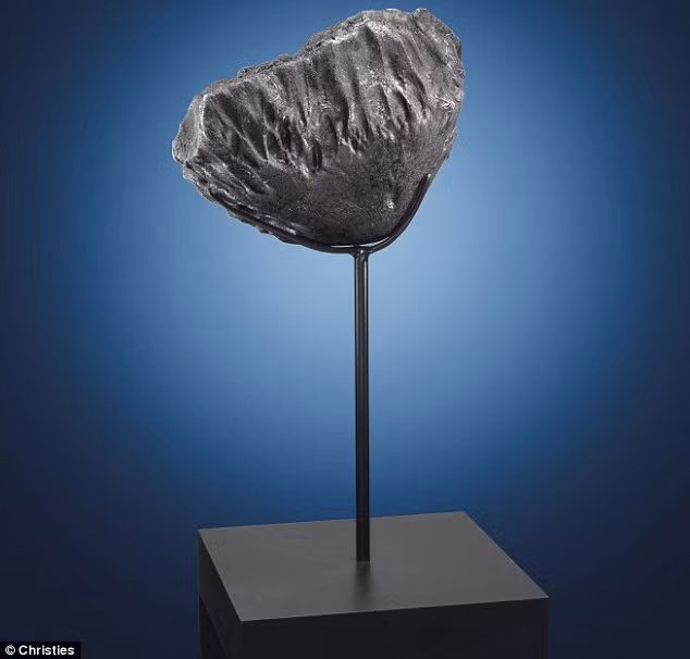 Một mảnh thiên thạch tìm thấy sau vụ nổ thiên thạch kinh hoàng ở Chelyabinsk vào năm 2013. Nguồn ảnh: Dailymail.