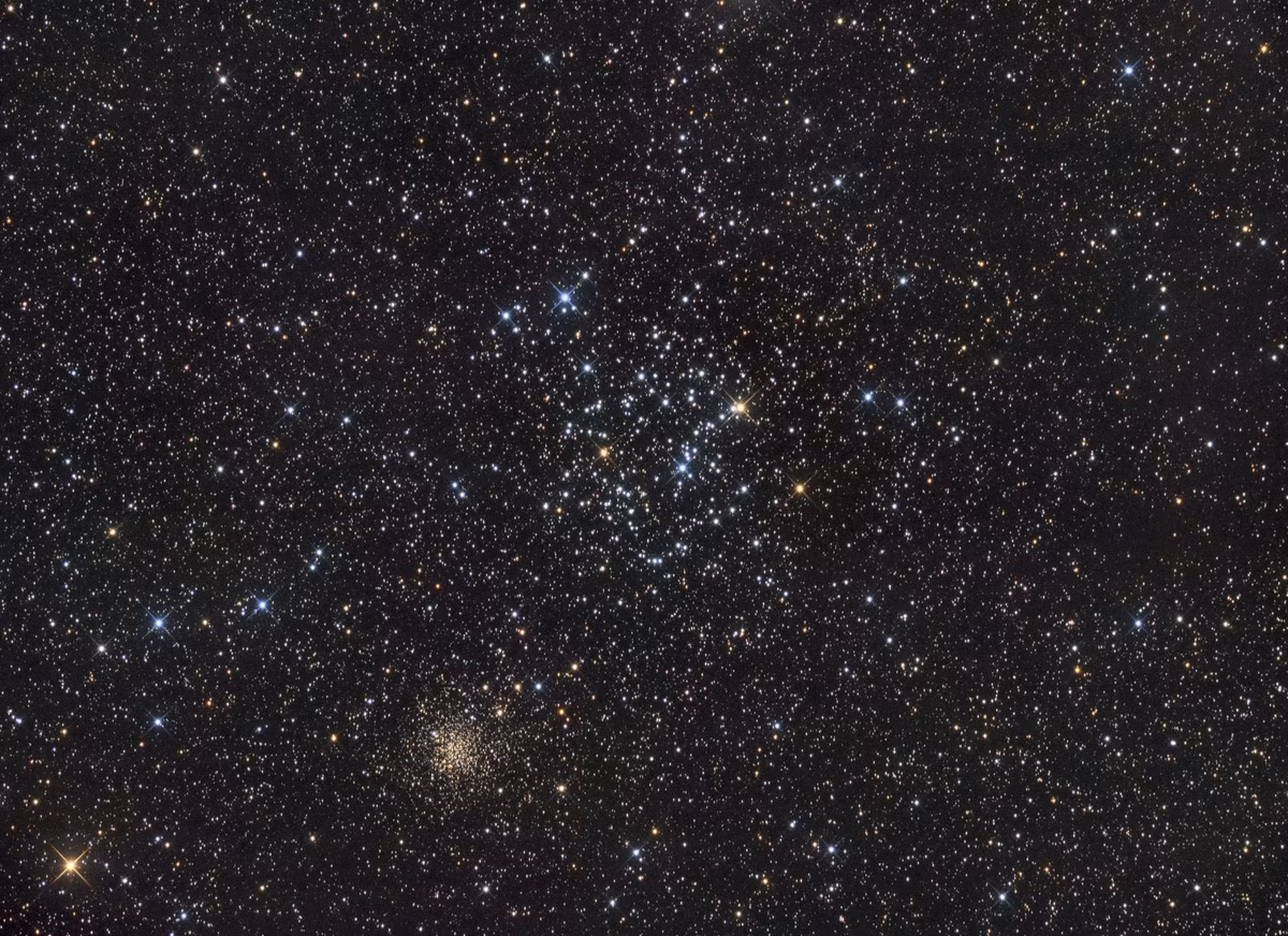 Chan dong phat hien cum sao song sinh trong chom sao Song Tu