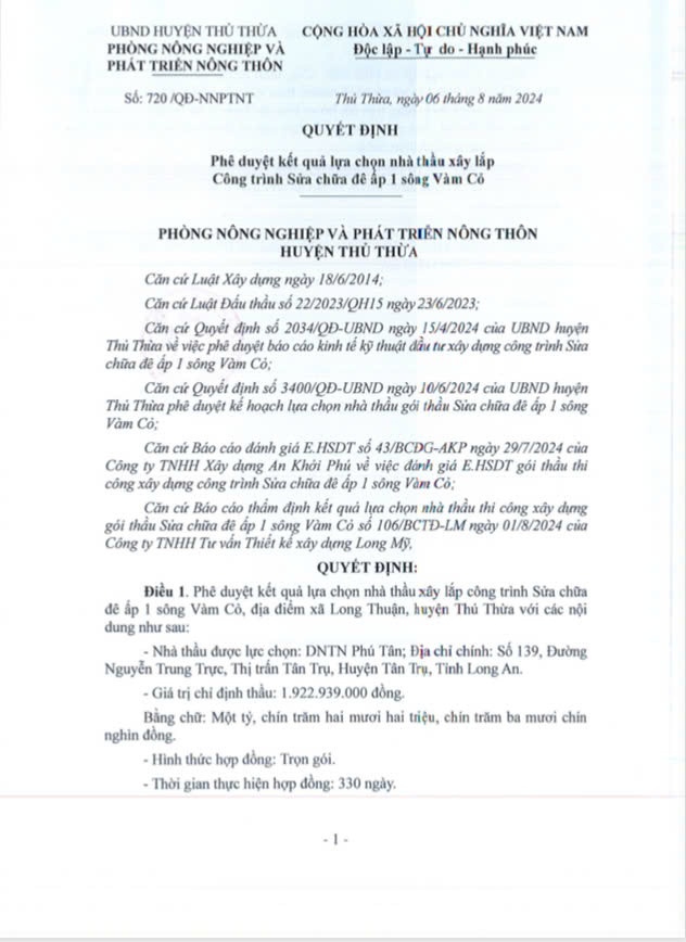 Long An: Cty Phu Tan 1 thang trung 5 goi thau tai Tan Tru-Hinh-3