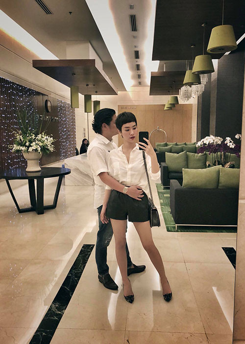 Ca sĩ Trà My than thở cô bị tăng cân.