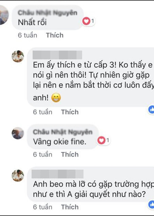 Trong cuộc trò chuyện với quản lý của Hòa Minzy, Nguyễn Minh Hải tiết lộ về bạn gái: "Em ấy thích em từ hồi cấp 3. Không thấy em nói gì nên thôi. Tự nhiên giờ gặp lại nên em nắm bắt thời cơ luôn đấy". Ảnh: Một thế giới