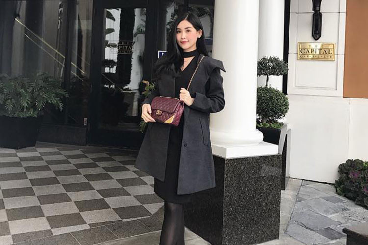 Ngân Anh cập nhật hình ảnh của cô từ Mỹ.