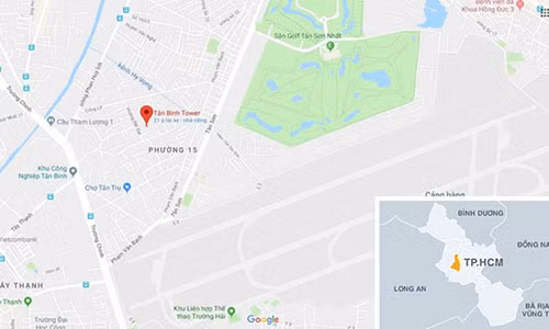 Vị trí dự án Tân Bình Tower.