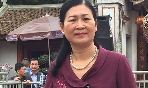 Bà Phạm Thị Oanh - Phó Chủ tịch UBND TP Nam Định. (Ảnh: Kim Thược)