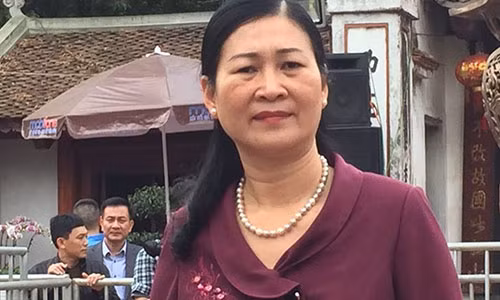 Bà Phạm Thị Oanh - Phó Chủ tịch UBND TP Nam Định. (Ảnh: Kim Thược)