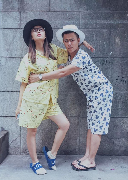 Anh Huy đang hẹn hò MC Mù Tạt (Huyền Trang). Cặp đôi nên duyên khi dẫn chung chương trình “Bữa trưa vui vẻ”. Ảnh: Saostar