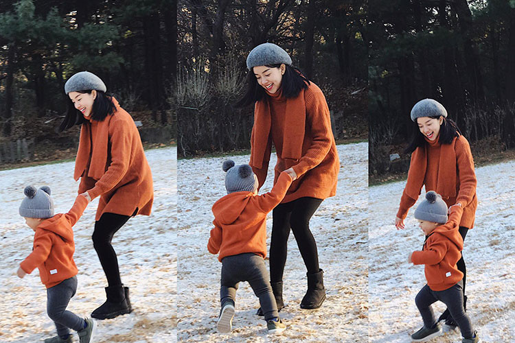 Thời điểm mang bầu con trai Khoai Tây, cựu hot girl Ly Kute gặp sóng gió đời tư nhưng cô nhanh chóng lấy lại sự cân bằng.