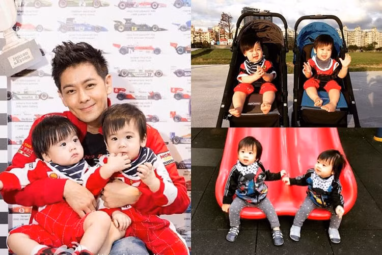  "Đoàn Dự" Lâm Chí Dĩnh rất chăm các con. Anh không ngại tự tay cho con ăn, hay dành thời gian chơi với các con dù bận rộn với công việc.