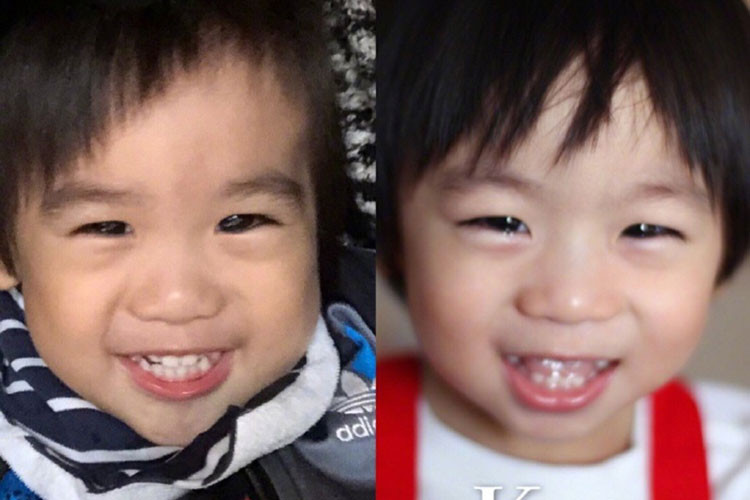 Lâm Chí Dĩnh chia sẻ hình ảnh bé Jenson giống bé Kimi - con trai đầu lòng của Lâm Chí Dĩnh. Ảnh: Weibo