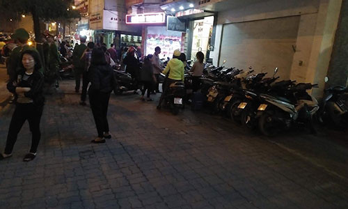 Điểm trông giữ ở 362 Tây Sơn.