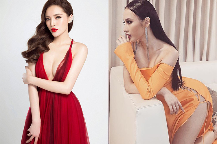 Kỳ Duyên đăng quang Hoa hậu Việt Nam 2014 còn Angela Phương đóng phim từ hồi còn nhỏ.