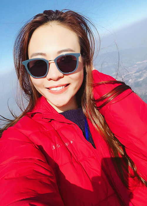 Đàm Thu Trang khoe ảnh rạng rỡ tại Sapa.