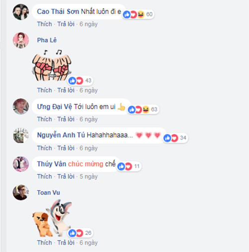 Nhiều sao Việt lên tiếng ủng hộ Hương Giang.