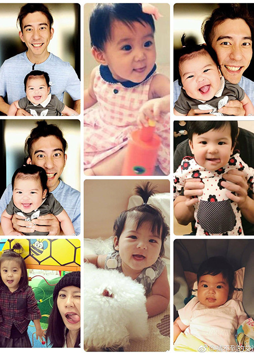 Con gái của Giả Tịnh Văn và Tu Khải Kiệt càng lớn càng đáng yêu.