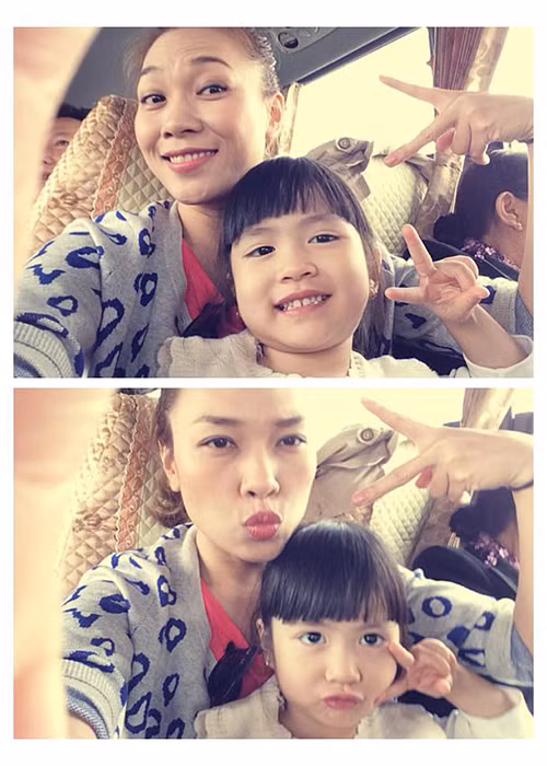 Biểu cảm chu môi của Mỹ Tâm khi tự mình chụp ảnh khiến fans không nhịn được cười.