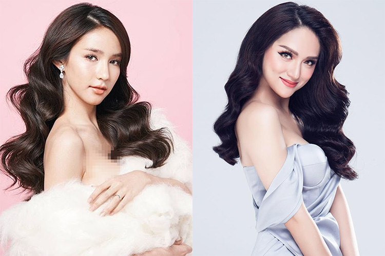 Yoshi và Hương Giang Idol gợi cảm không kém cạnh nhau.