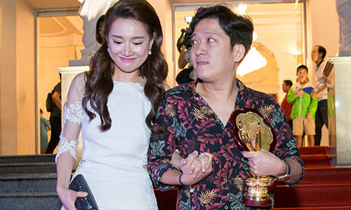 Trường Giang - Nhã Phương. Ảnh: Zing