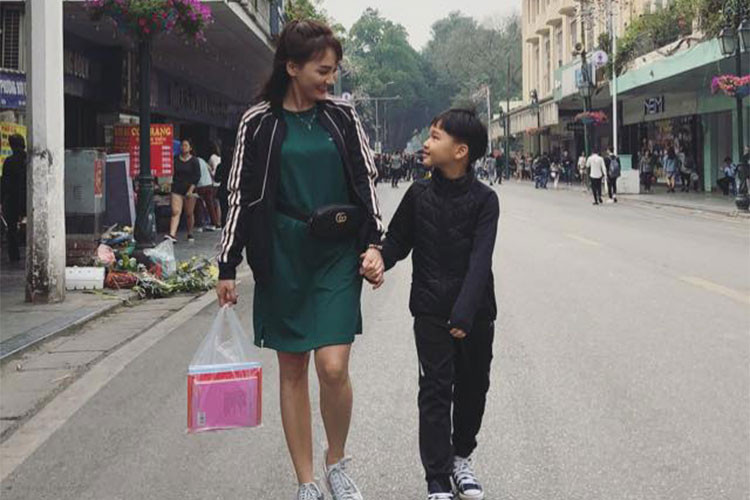 Con trai của Bảo Thanh lớn phổng phao.