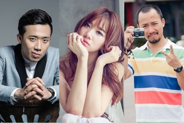 Hari Won bị lộ ảnh tình tứ bên Trấn Thành đúng vào thời điểm cô vừa tuyên bố chia tay mối tình 9 năm với Tiến Đạt. Dư luận sốc và chỉ trích Hari Won và Trấn Thành. Ảnh: Dân Việt