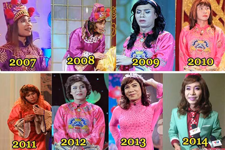 Không chỉ diễn chính kịch, Công Lý còn diễn hài rất duyên. Vai diễn hài giúp Công Lý tạo tên tuổi chính là Bắc Đẩu trong Táo quân. Ảnh: Dân Việt