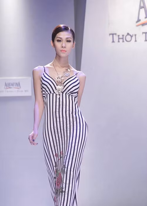 Gương mặt chuẩn mẫu, vóc dáng gợi cảm, Lan Phương có lợi thế khi theo đuổi sự nghiệp người mẫu.