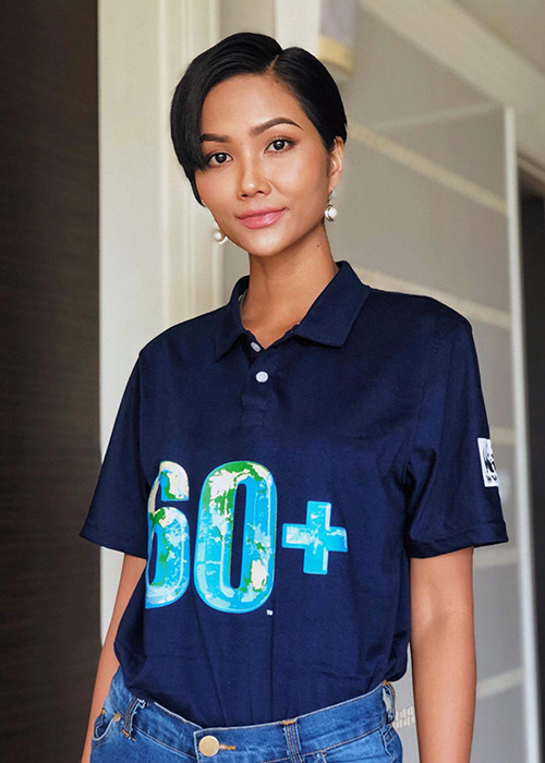 H’hen Niê tham gia chương trình Giờ Trái đất.