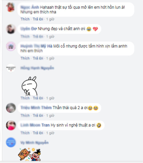 Fans ủng hộ Miu Lê - Duy Khánh.