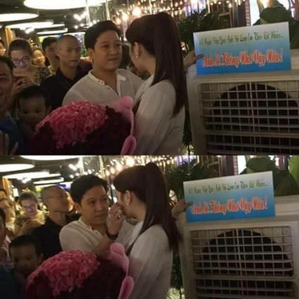 Giữa tâm bão gạch đá từ dư luận, Trường Giang bất ngờ xuất hiện tại phim trường nơi Nhã Phương đang diễn, tặng hoa và xin lỗi nữ diễn viên vì đã làm cô phải khóc