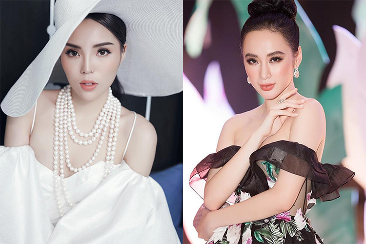 Khoe bờ vai trần quyến rũ, hai mỹ nhân Việt đều hút mọi ánh nhìn.