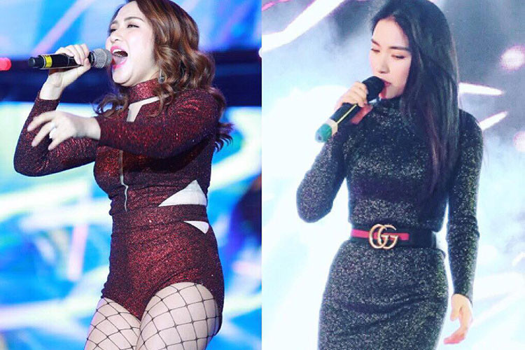 Khi bị chê béo, Hòa Minzy đã quyết tâm giảm cân. 1 năm, cô giảm đến 10 kg từ 52 kg xuống còn 42 kg.