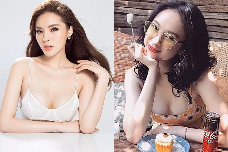 Kỳ Duyên và Angela Phương Trinh xinh đẹp, gợi cảm không kém cạnh nhau.