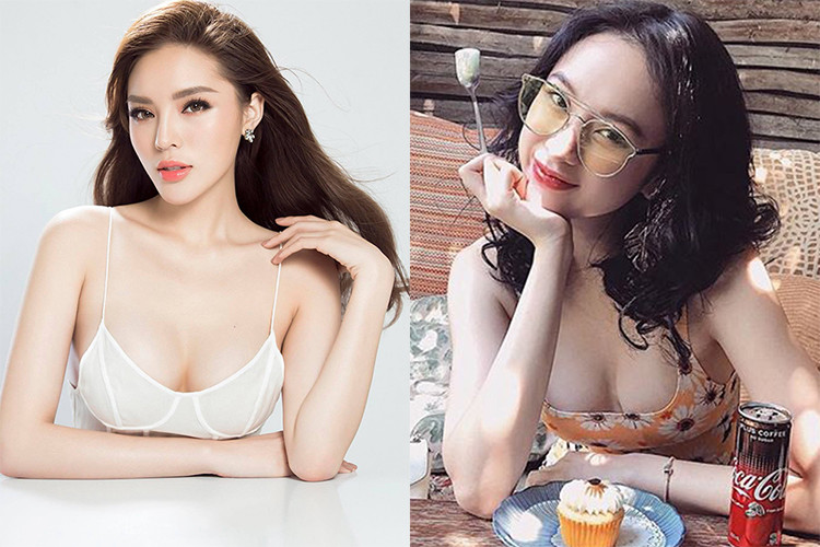 Kỳ Duyên và Angela Phương Trinh xinh đẹp, gợi cảm không kém cạnh nhau.