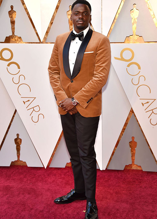 Được đề cử ở hạng mục Nam diễn viên xuất sắc nhất tại Oscar 2018, Daniel Kaluuya nhanh chóng nhận được sự chú ý khi xuất hiện trên thảm đỏ.