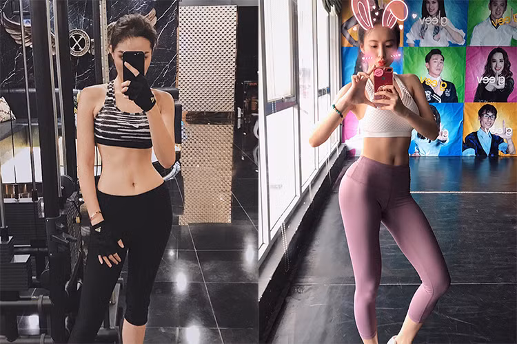 Angela Phương Trinh và Kỳ Duyên có chung sở thích tập gym. Cả hai chăm chỉ tập luyện để có được vóc dáng như ý. Tuy nhiên, Angela Phương Trinh và Kỳ Duyên không ít lần vướng nghi vấn dao kéo. Gần đây, Kỳ Duyên bị nghi phẫu thuật nâng ngực còn Angela Phương Trinh dính nghi vấn dao kéo để có vòng 3 khủng.