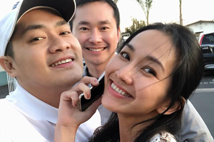 Kim Hiền cảm ơn Minh Luân vì món ăn miền Tây cá lóc khô và nước mắm.