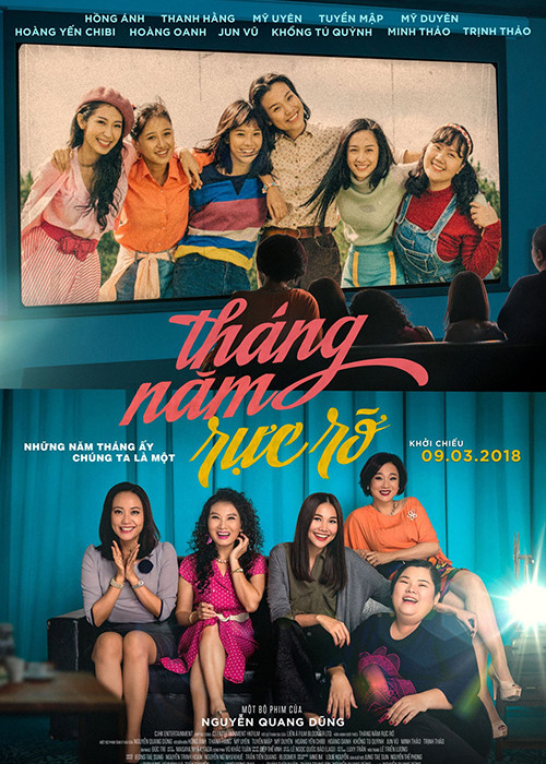 “Tháng năm rực rỡ” là phiên bản Việt của bộ phim đình đám xứ Hàn "Sunny" và được thực hiện bởi đạo diễn Nguyễn Quang Dũng. Ảnh: Zing