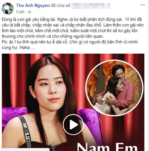 Chia sẻ của Anh Thư.