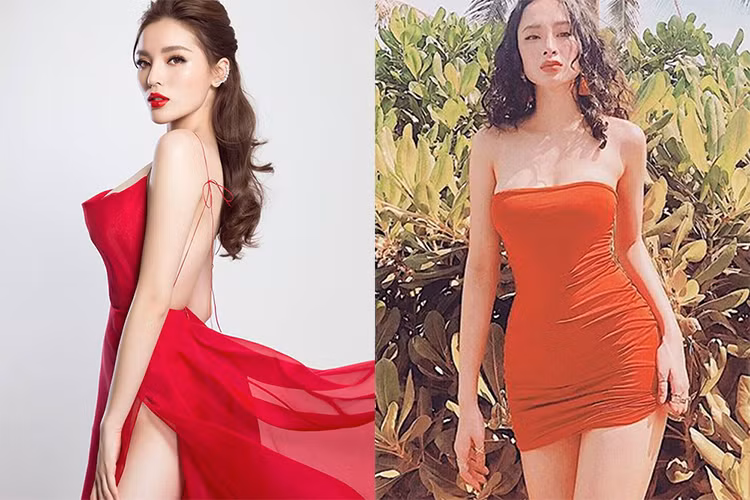 Kỳ Duyên (trái) sinh năm 1996, kém Angela Phương Trinh 1 tuổi.