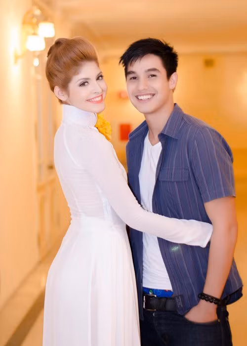 Về phía Andrea, cô bức xúc cho rằng Baggio đặt điều đồng thời tố anh không yêu thương vợ. Ảnh: Saostar